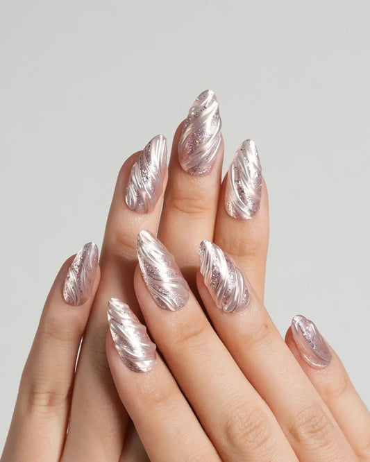Velvet Twist Reusable Press On Nails