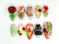 Kawaii Cat & Ladybug Press-On Nails 3D Cute Nail Art Funky Kawaii Fake Nails|Cat Leaf Ladybug Kawaii NailsKawaii Fun Nail SetOB784YC