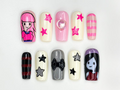 Adventure Time Press On Nails Princess Bubblegum And Marceline Nails Cute & Edgy Handmade Nails Cartoon Inspired Press Ons OB872HC