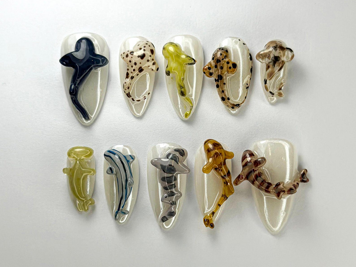 Deep Sea Shark Press On Nails OC77L