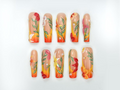 Crystal Pearl Rhinestone Press On Nails Handmade Luxury Nail Design Sparkling Elegant Press Ons Reusable Statement Nail Set