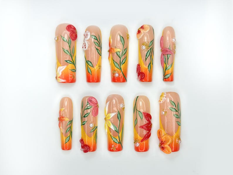 Crystal Pearl Rhinestone Press On Nails Handmade Luxury Nail Design Sparkling Elegant Press Ons Reusable Statement Nail Set