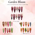 Garden Bloom Nail Bundle 3 Nature-Inspired Press On Sets Velvet, Berry, Butterfly Designs