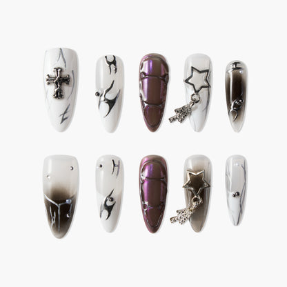 Mystic Elegance Reusable Press On Nails