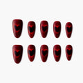 Heartbeat Glow Reusable Press On Nails