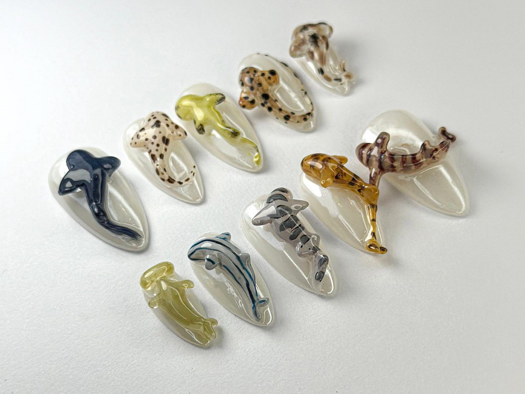 Deep Sea Shark Press On Nails OC77L