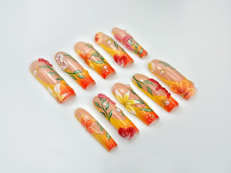 Crystal Pearl Rhinestone Press On Nails Handmade Luxury Nail Design Sparkling Elegant Press Ons Reusable Statement Nail Set