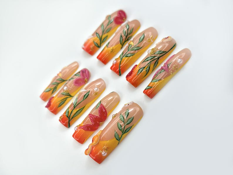Crystal Pearl Rhinestone Press On Nails Handmade Luxury Nail Design Sparkling Elegant Press Ons Reusable Statement Nail Set