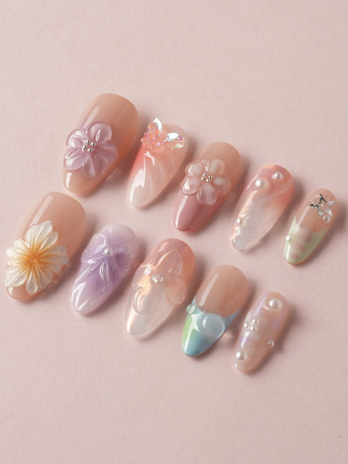 Wonderland Whims Reusable Press On Nails