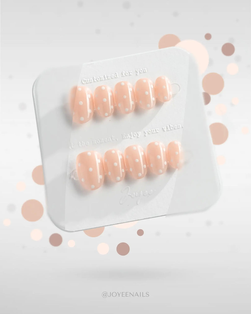 Cloud Cream Mini Reusable Press On Nails