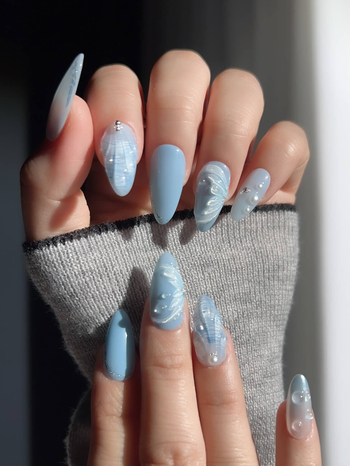 Mermaid Tale Reusable Press On Nails