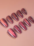Rose Brew Reusable Press On Nails