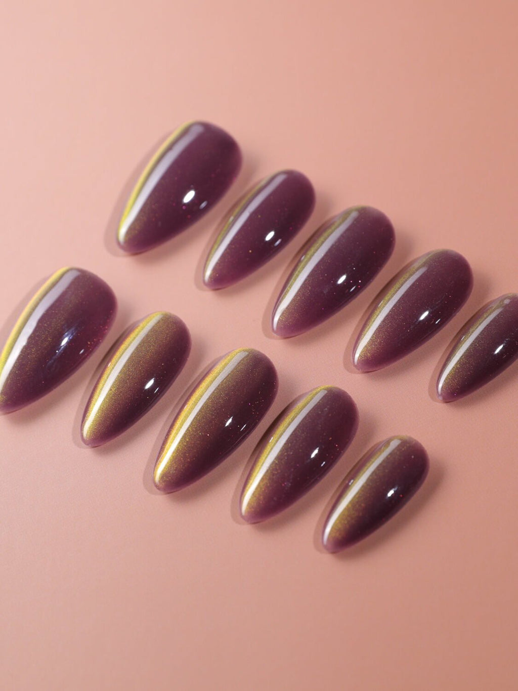 Rose Brew Reusable Press On Nails