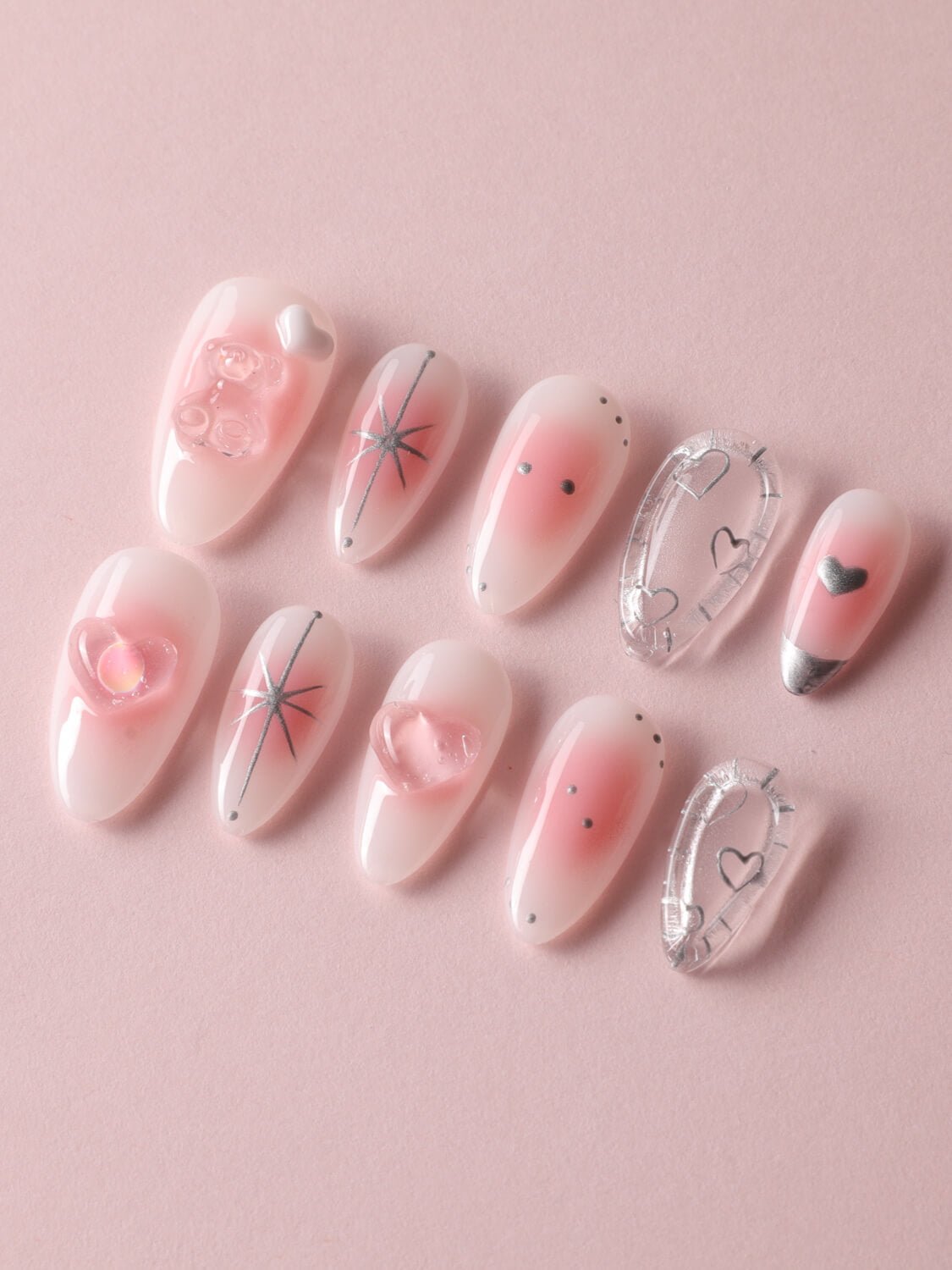 Y2K Love Reusable Press On Nails