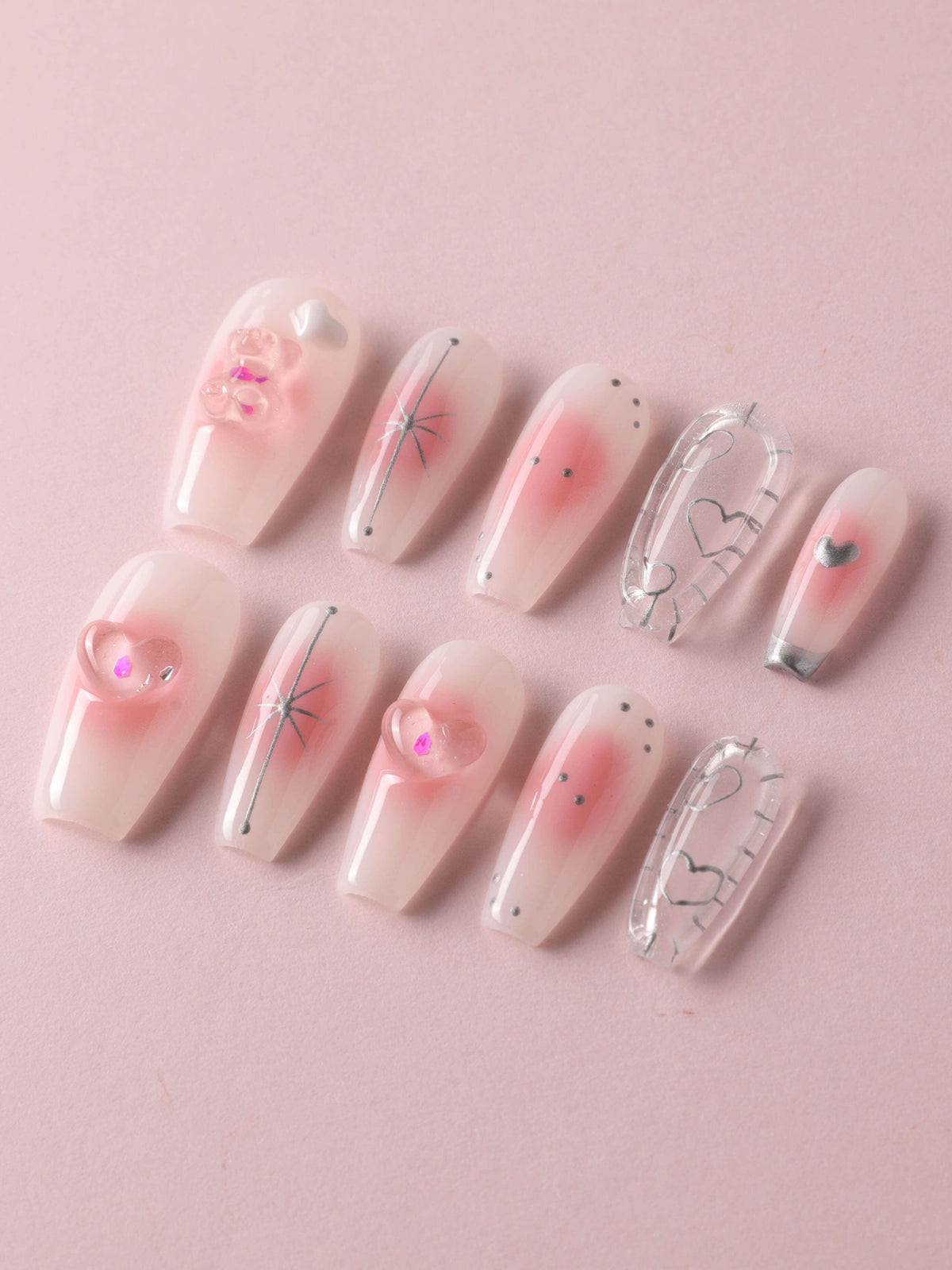 Y2K Love Reusable Press On Nails
