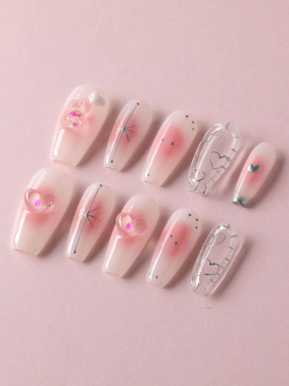Y2K Love Reusable Press On Nails