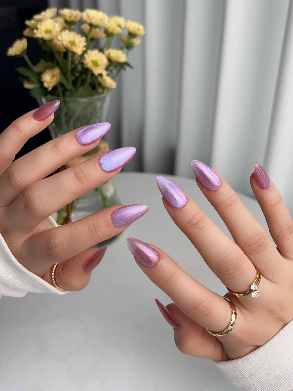 Aurora Mirage Reusable Press On Nails