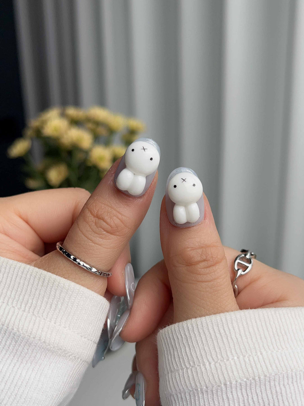 Miffy Summer Reusable Press On Nails