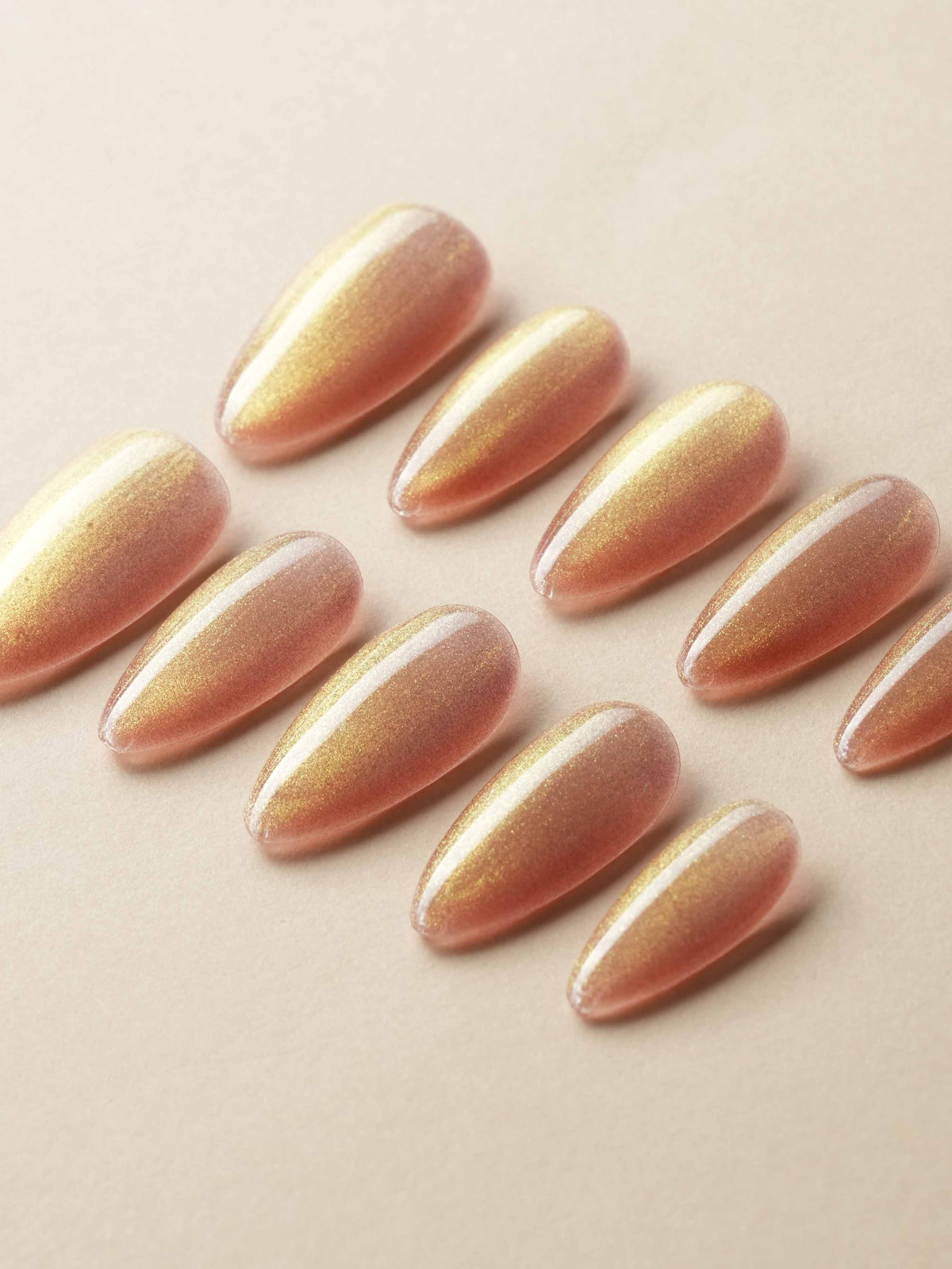 Aurora Flame Reusable Press On Nails