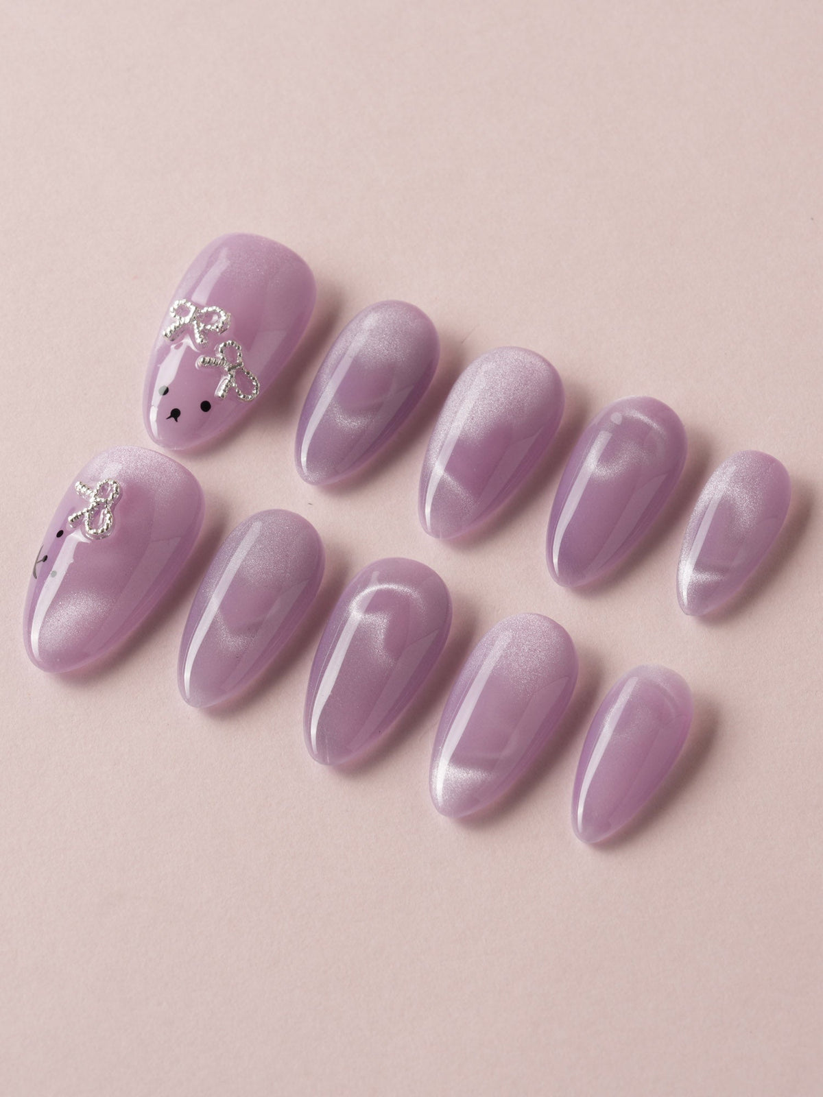 Thump Bunny_Taro Reusable Press On Nails