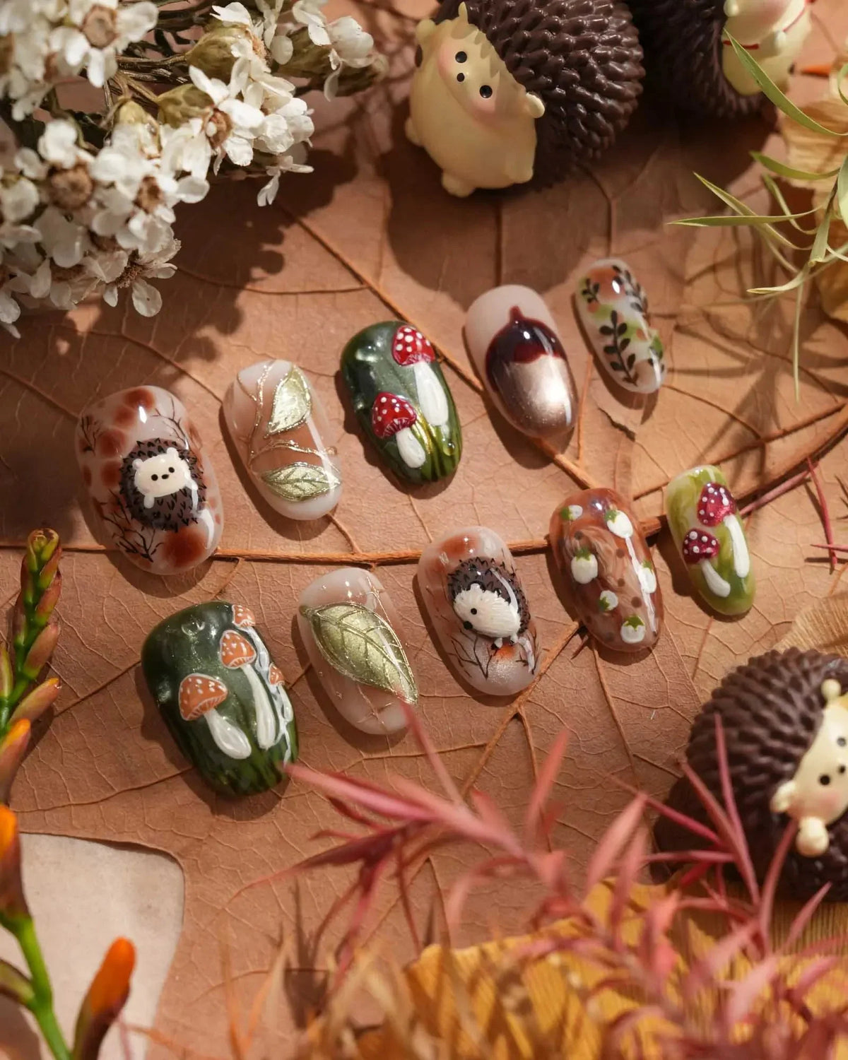 Autumn Tales Reusable Press On Nails