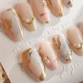 Vintage Mist Reusable Press On Nails