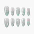 Star Mint Drift Reusable Press On Nails