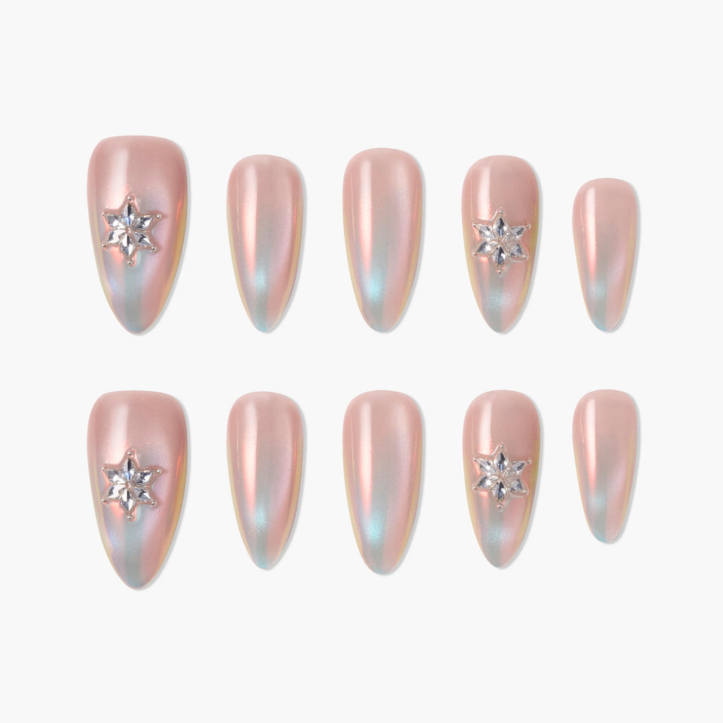 Moonlight Prism Reusable Press On Nails