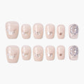 Moonlit Crystal Reusable Press On Nails