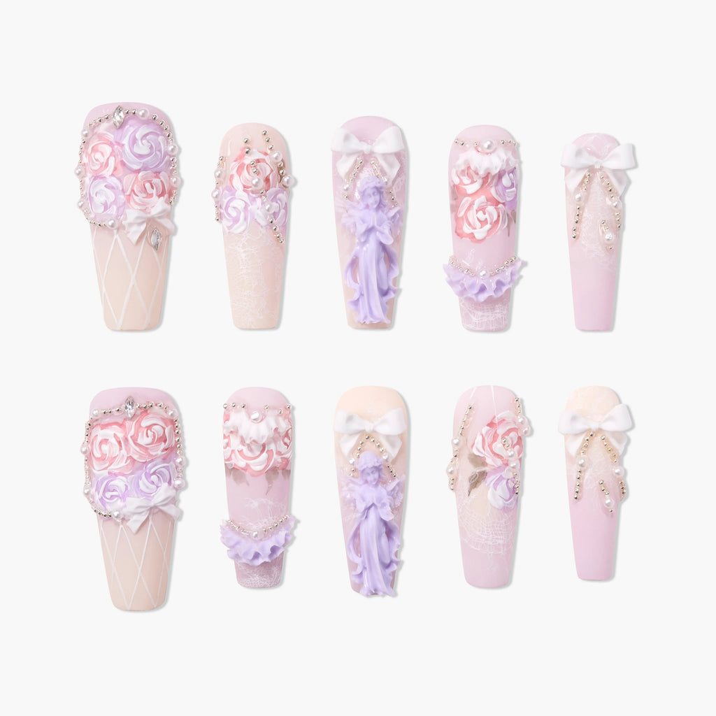 Enchanted Rococo Reusable Press On Nails