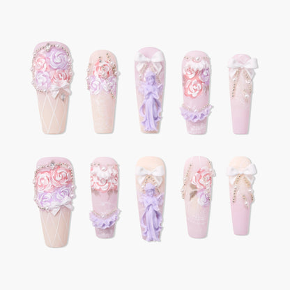Enchanted Rococo Reusable Press On Nails