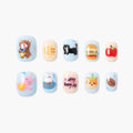 Happy Doodles Reusable Press On Nails