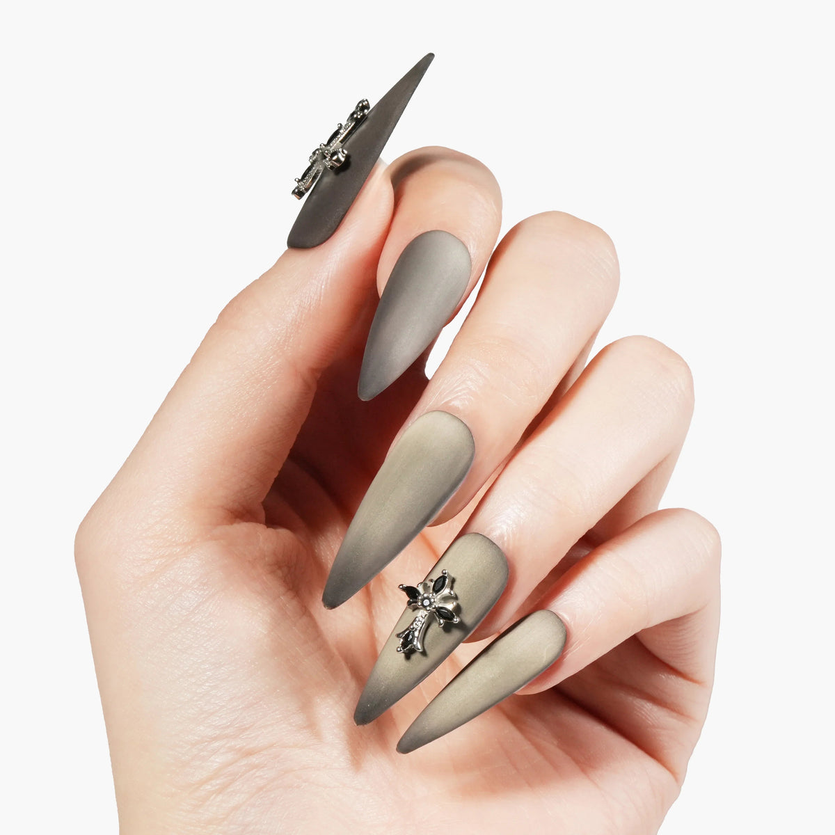 Obsidian Creed Reusable Press On Nails