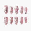 Blushing Petal Muse Reusable Press On Nails