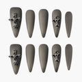 Obsidian Creed Reusable Press On Nails