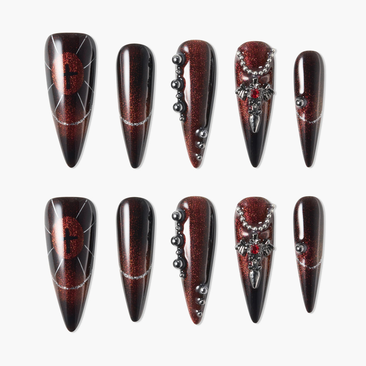 Bloodmoon Relic Reusable Press On Nails