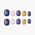 Midnight Aurora Mix Reusable Press On Nails
