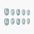 Mist Sage Whisper Reusable Press On Nails