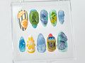 Tropical Beach 3D Press On Nails, Ocean-Inspired Nail Art, Summer Beach Press On Nails