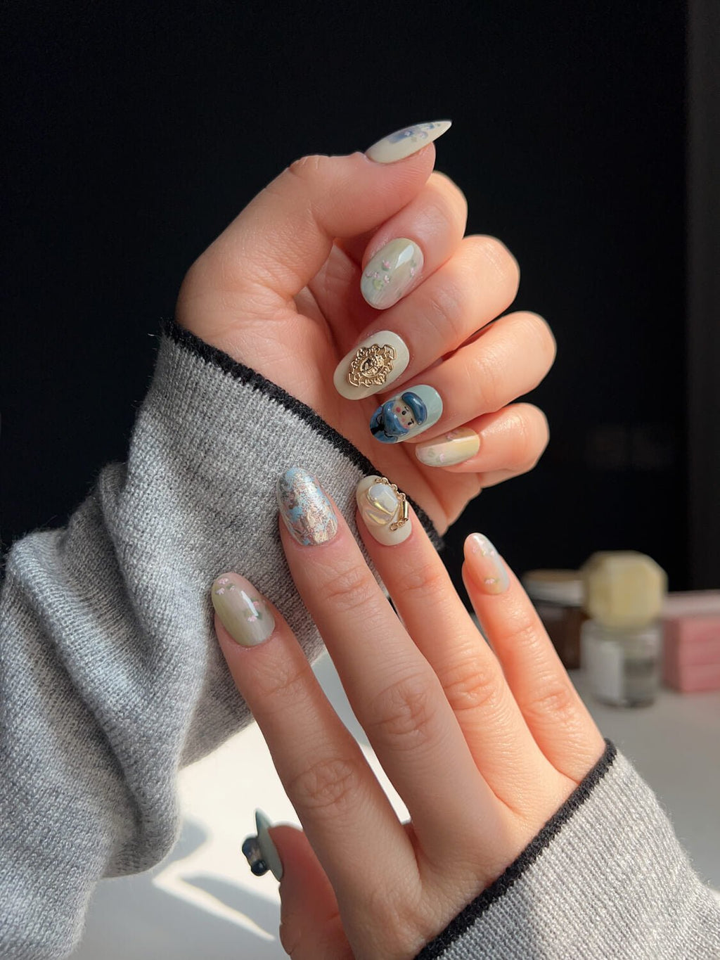 Monet & Les nymphéas Reusable Press On Nails