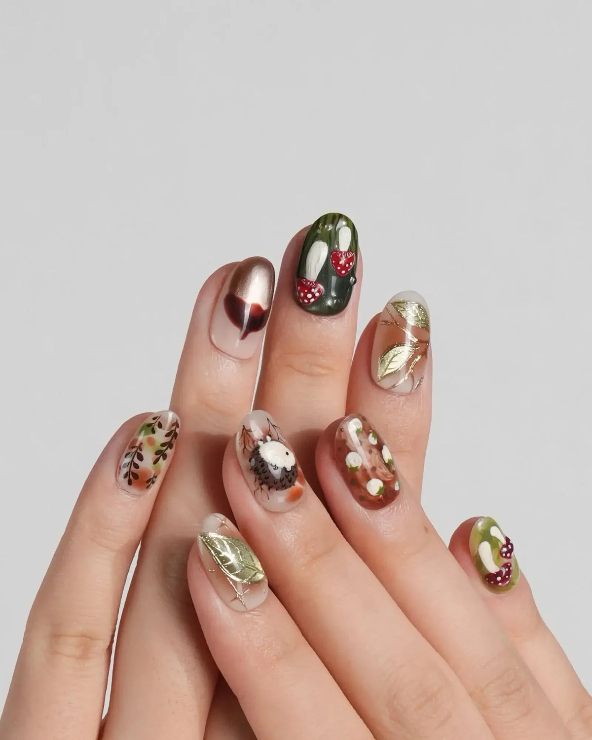 Autumn Tales Reusable Press On Nails