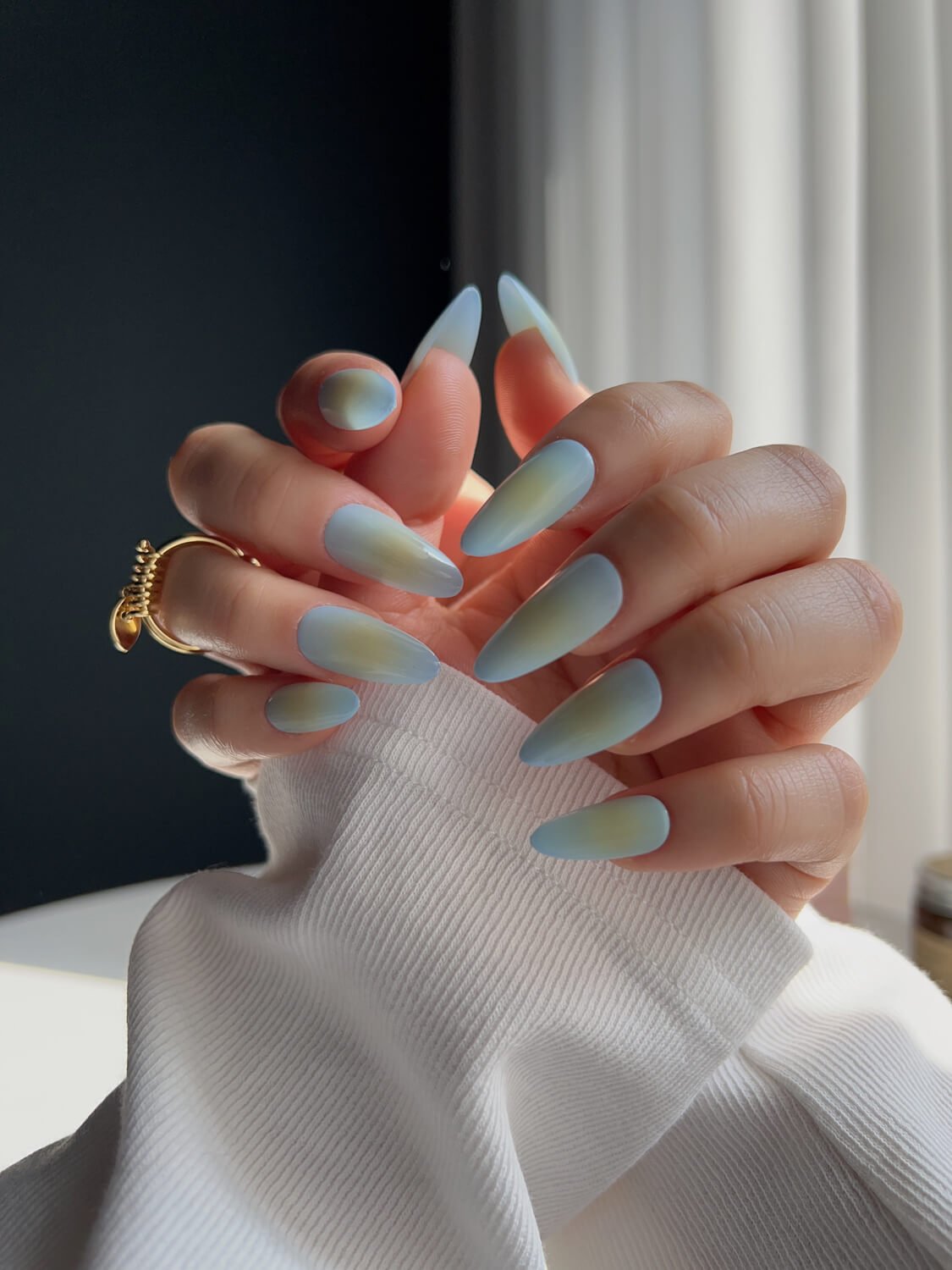 Sea Salt Mint Reusable Press On Nails