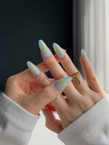 Sea Salt Mint Reusable Press On Nails