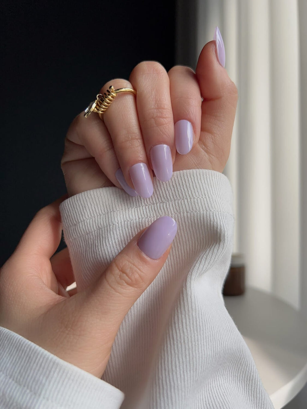 Baby Purple Reusable Press On Nails