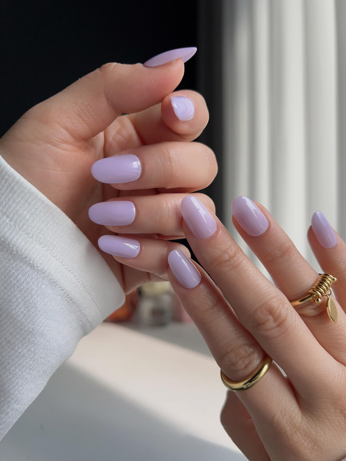 Baby Purple Reusable Press On Nails