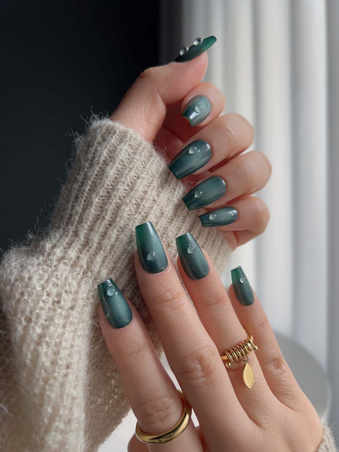 Morning Dew Reusable Press On Nails