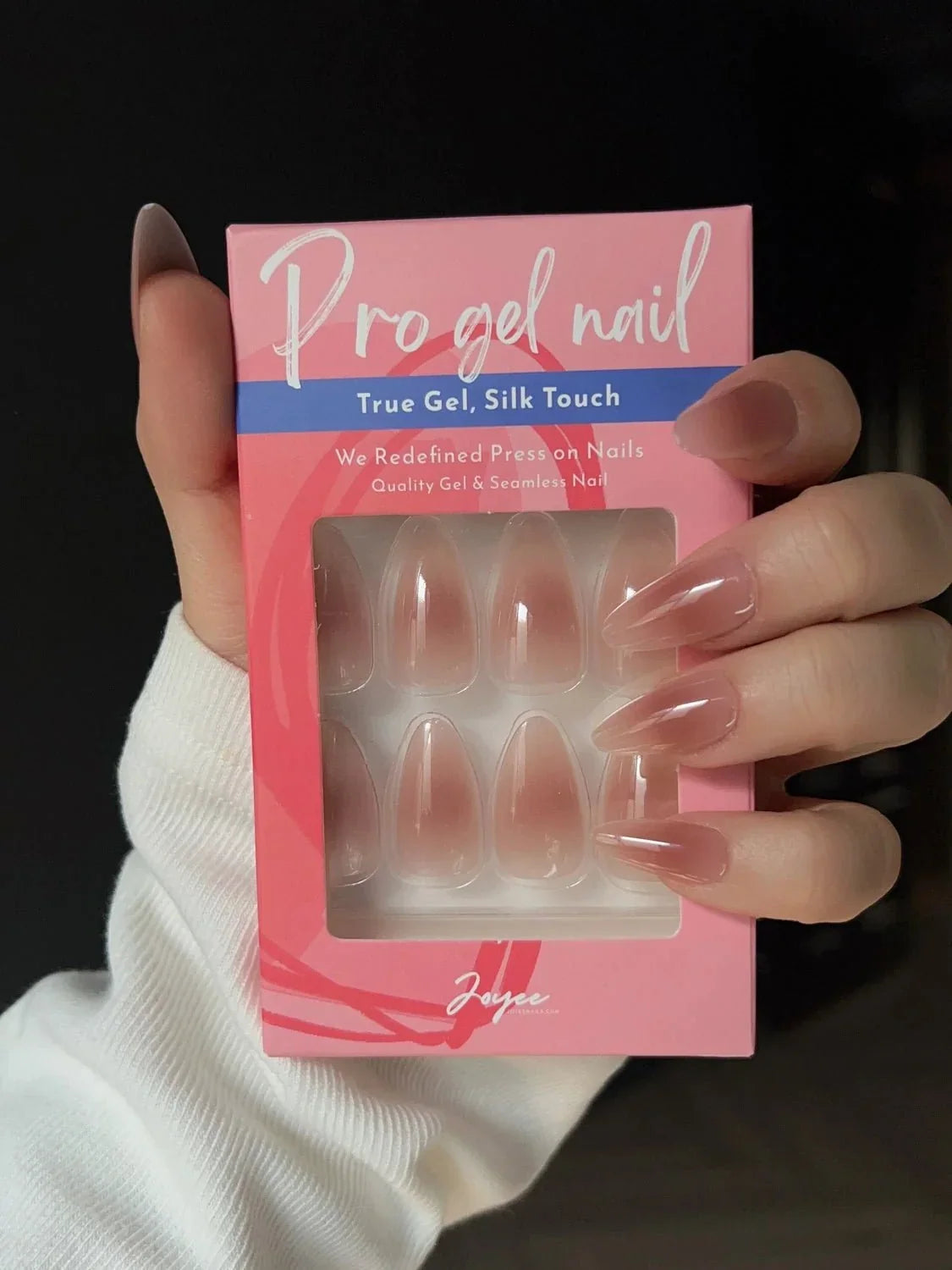Blush Peach Reusable Press On Nails