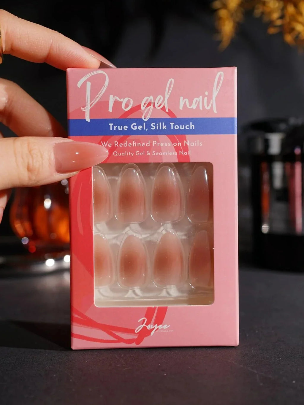 Blush Peach Reusable Press On Nails