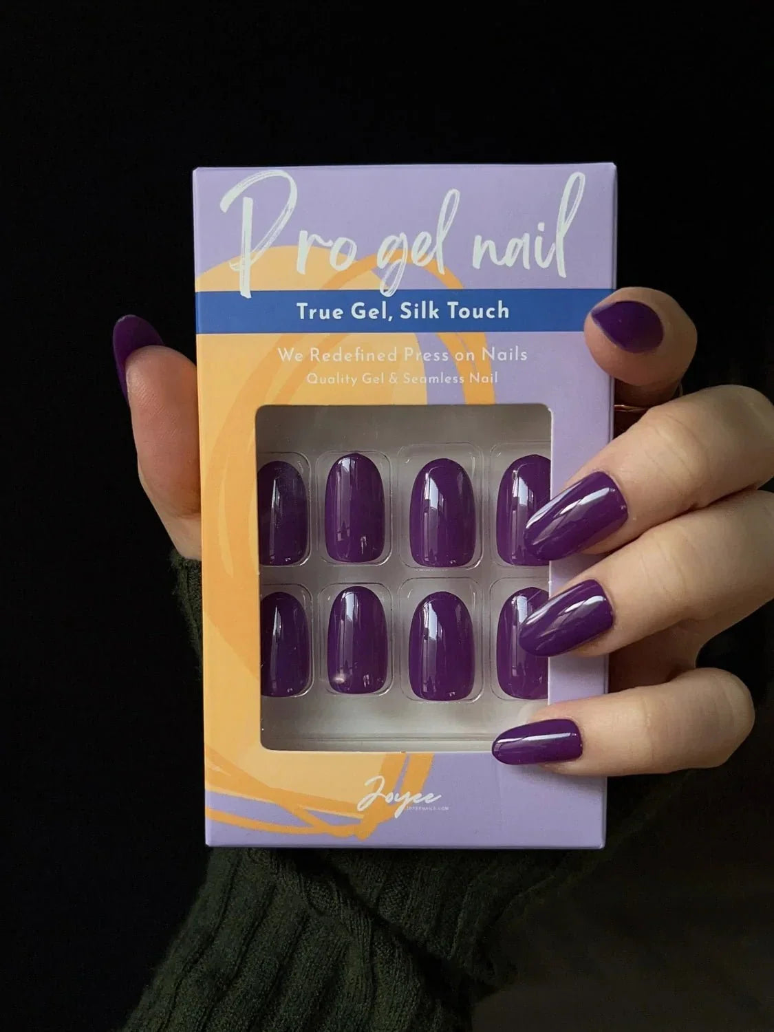 Grape Jam Reusable Press On Nails