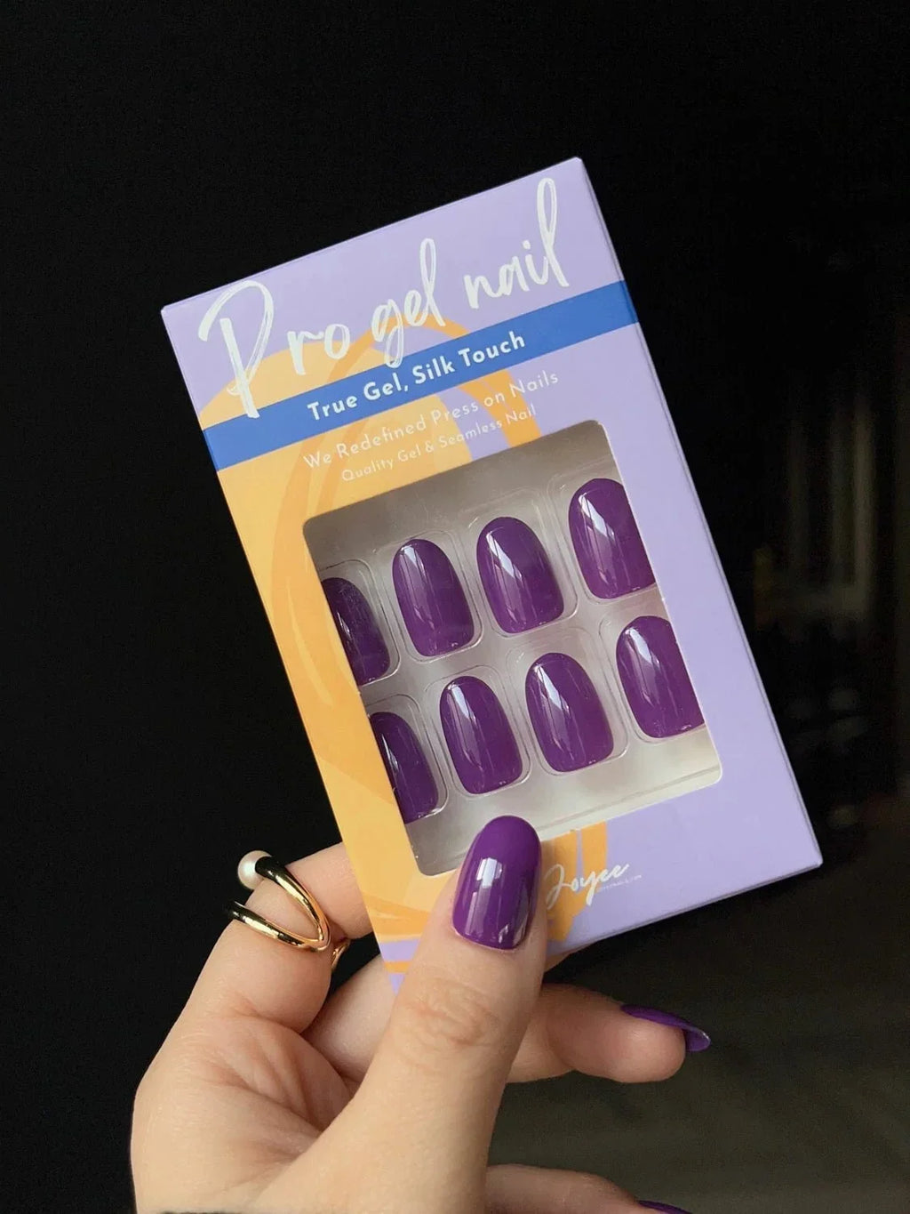 Grape Jam Reusable Press On Nails